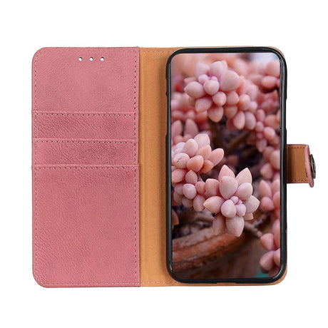 Samsung Galaxy S20 FE / S20 FE (5G) KHAZNEH Leather Flip Cover m. Kortholder - Rosa