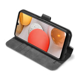 Samsung Galaxy A42 5G DG.MING Retro skinndeksel m. Kortholder - Grå