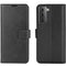 Samsung Galaxy S21 Leather Flip Cover m. Lommebok - Svart