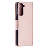EIDERWOOD - Samsung Galaxy S21+ (Plus) - Kunstlæder Flip Cover m. Kortholder & Ståfunktion - Rose Gold