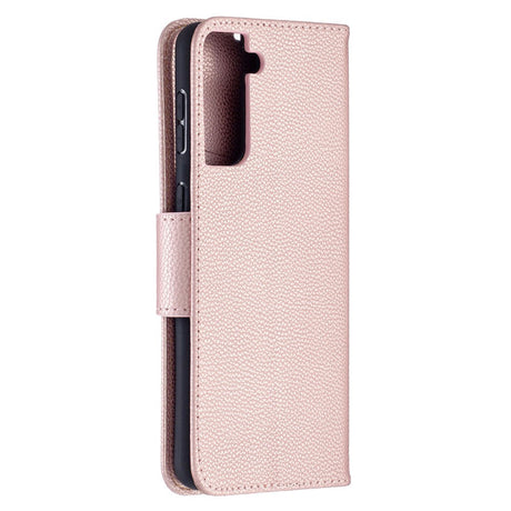 EIDERWOOD - Samsung Galaxy S21+ (Plus) - Kunstlæder Flip Cover m. Kortholder & Ståfunktion - Rose Gold