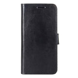 Samsung Galaxy A12 Neutral Leather Flip Cover m. Lommebok - Svart