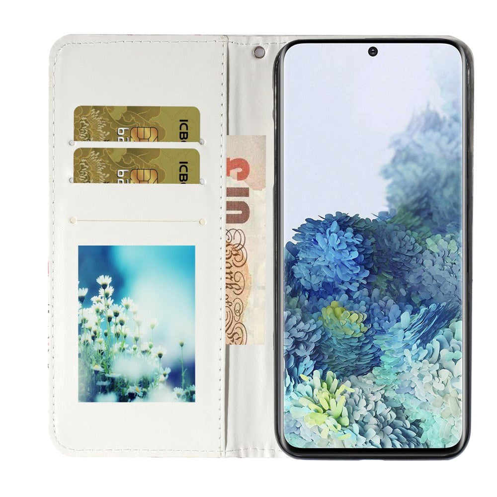 Samsung Galaxy S21+ (Plus) Læder Cover m. Pung - Mandala Flower