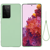 Samsung Galaxy S21 Ultra Liquid Silikonetui - Grønn