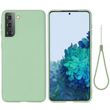 Samsung Galaxy S21 flytende silikondeksel - grønn