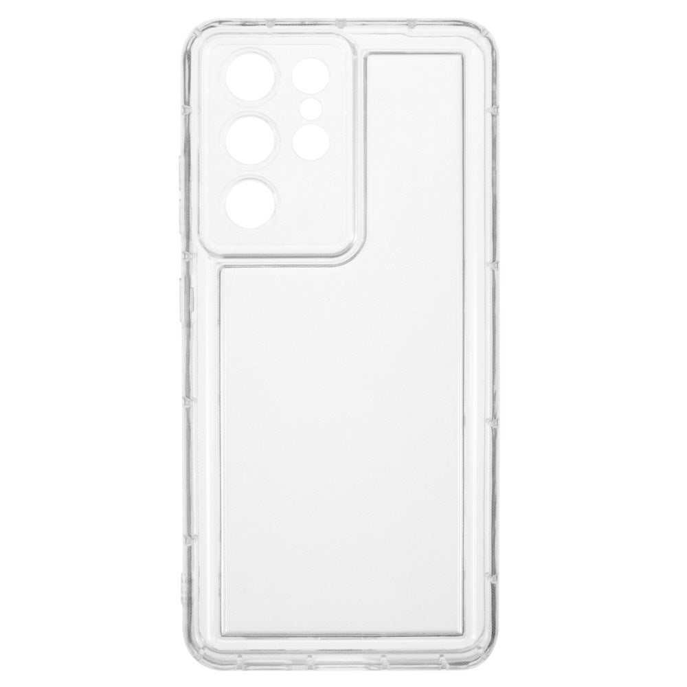 EIDERWOOD Samsung Galaxy S21 Ultra Fleksibelt Stødabsorberende Plastik Cover - Gennemsigtig