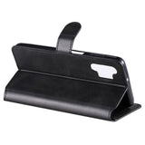 Samsung Galaxy A32 (5G) Flip-deksel i mykt lær m. Lommebok - Svart