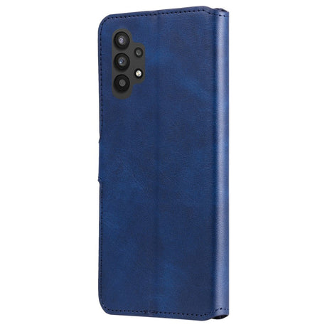 Samsung Galaxy A32 (5G) Flip-deksel i mykt lær m. Lommebok - Blå