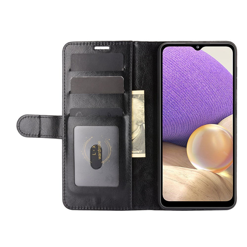 Samsung Galaxy A32 (5G) Flip-deksel i lær m. Lommebok - Svart