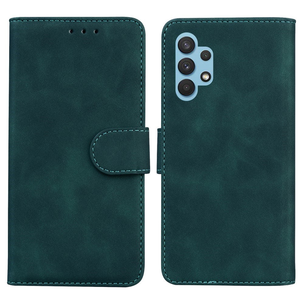 EIDERWOOD - Samsung Galaxy A32 (4G) - Kunstlæder Flip Cover m. Kortholder & Ståfunktion - Grøn
