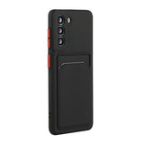 Samsung Galaxy S21 bakdeksel m. Kortholder - Sort