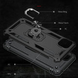 Samsung Galaxy A22 (5G) Hybrid Craftsman Bakdeksel m. Magnetisk stativ - svart