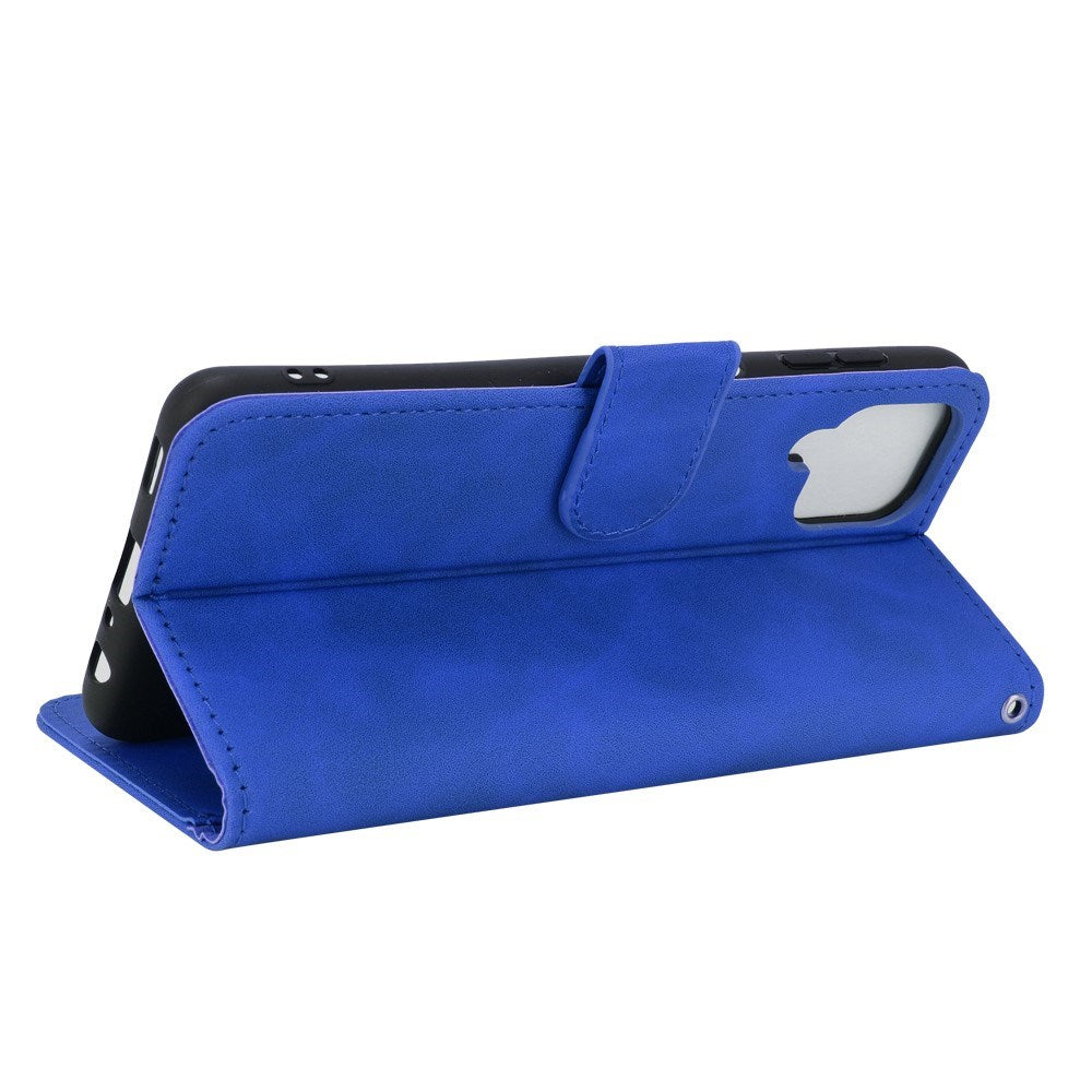 EIDERWOOD - Samsung Galaxy A22 (4G) - Kunstlæder Flip Cover m. Kortholder & Ståfunktion - Blå