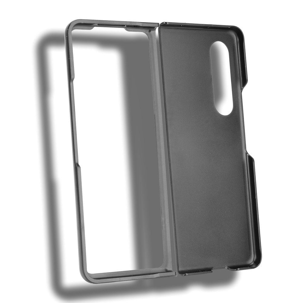 Samsung Galaxy Z Fold3 (5G) Neutralt Cover m. Læder Bagside - Rød