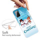 Samsung Galaxy A03s TPU plast juledeksel - god jul - julenissen og venner