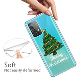 Samsung Galaxy A72 5G / 4G TPU plast juledeksel - god jul - juletre