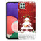Samsung Galaxy A22 (5G) TPU plast juledeksel - god jul - juletre og snøflak