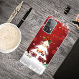 Samsung Galaxy A32 (4G) TPU plast juledeksel - god jul - juletre og snøflak