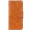 Samsung Galaxy S22 Vintage Texture Leather Flip Cover m. Lommebok - Brun