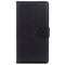 Samsung Galaxy S22 Ultra PU Litchi Leather Flip Cover m. Lommebok - Svart