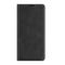Samsung Galaxy S22 Ultra Matt Leather Flip Cover m. Stativ og lommebok - Svart