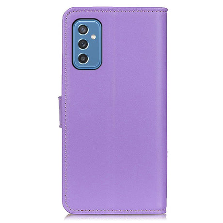 Samsung Galaxy M52 (5G) Folio Leather Flip Cover m. Lommebok - Lilla