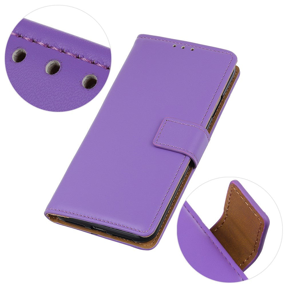 Samsung Galaxy M52 (5G) Folio Leather Flip Cover m. Lommebok - Lilla