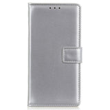 Samsung Galaxy M52 (5G) Folio Leather Flip Cover m. Lommebok - Sølv