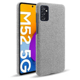 Samsung Galaxy M52 (5G) KSQ Fabric Plastic Bakdeksel - Grå