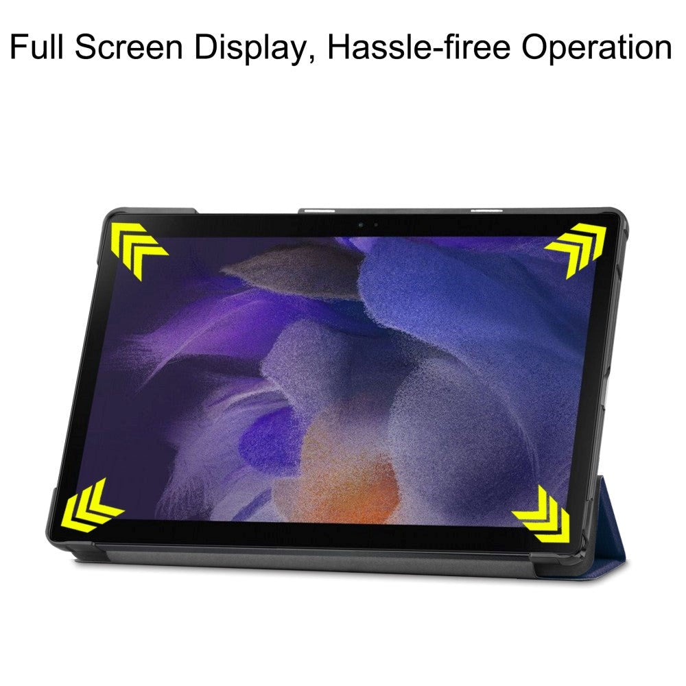 Samsung Galaxy Tab A8 10.5" Flip Cover m. Tri-fold - Blå