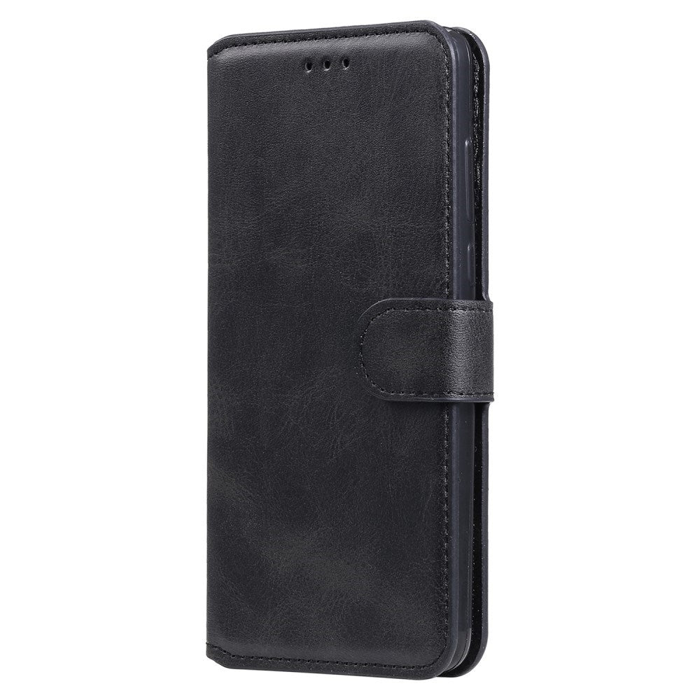 Samsung Galaxy S22+ (Plus) - EIDERWOOD Faux Leather Flip Cover m. Kortholder og stativfunksjon - svart