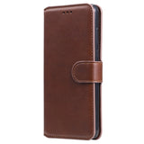 Samsung Galaxy S22+ (Plus) - EIDERWOOD Faux Leather Flip Cover m. Kortholder og stativfunksjon - brun