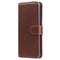 Samsung Galaxy S22+ (Plus) - EIDERWOOD Faux Leather Flip Cover m. Kortholder og stativfunksjon - brun