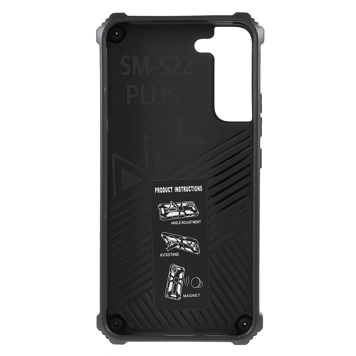 Samsung Galaxy S22 Plus - EIDERWOOD Craftsman Cover m. Stativ - Svart