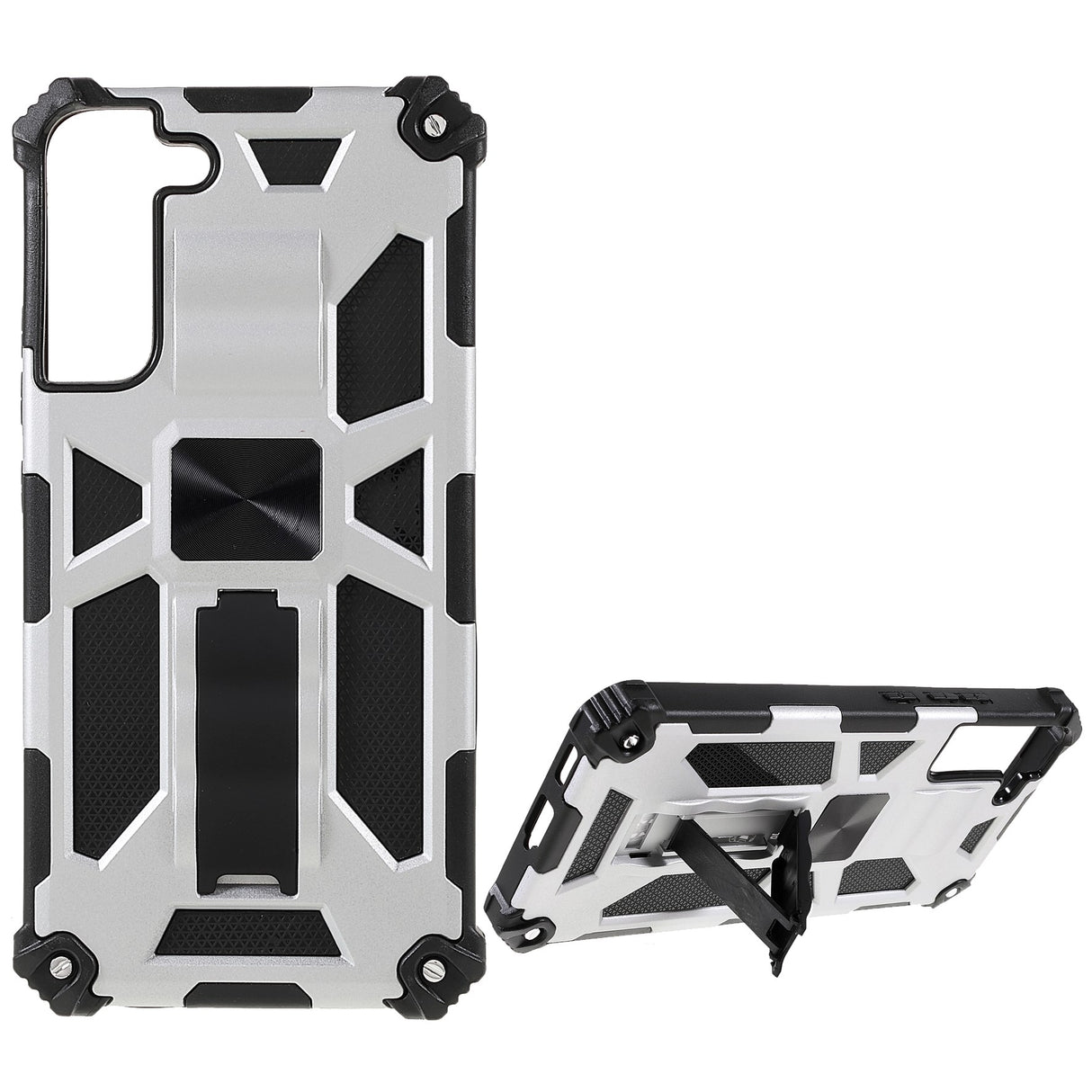 Samsung Galaxy S22 Plus - EIDERWOOD Craftsman Cover m. Stativ - Sølv