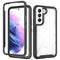 Samsung Galaxy S22 Cover Acrylic Combo - Gennemsigtig / Sort