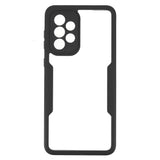 Samsung Galaxy A33 (5G) Hybrid plastbakdeksel m. Skjermbeskytter - Svart / Gjennomsiktig