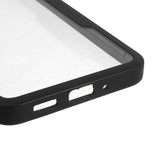 Samsung Galaxy A33 (5G) Hybrid plastbakdeksel m. Skjermbeskytter - Svart / Gjennomsiktig