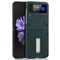 EIDERWOOD - Samsung Galaxy Z Flip3 (5G) Hårdt Plastik Cover m. Kickstand - Grøn