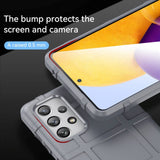 Samsung Galaxy A73 (5G) Rugged Shield Series Craftsman Bakdeksel - Grå