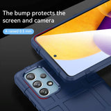 Samsung Galaxy A73 (5G) Rugged Shield Series Craftsman Bakdeksel - Blå