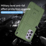 Samsung Galaxy A73 (5G) Rugged Shield Series Craftsman Bakdeksel - Grønn