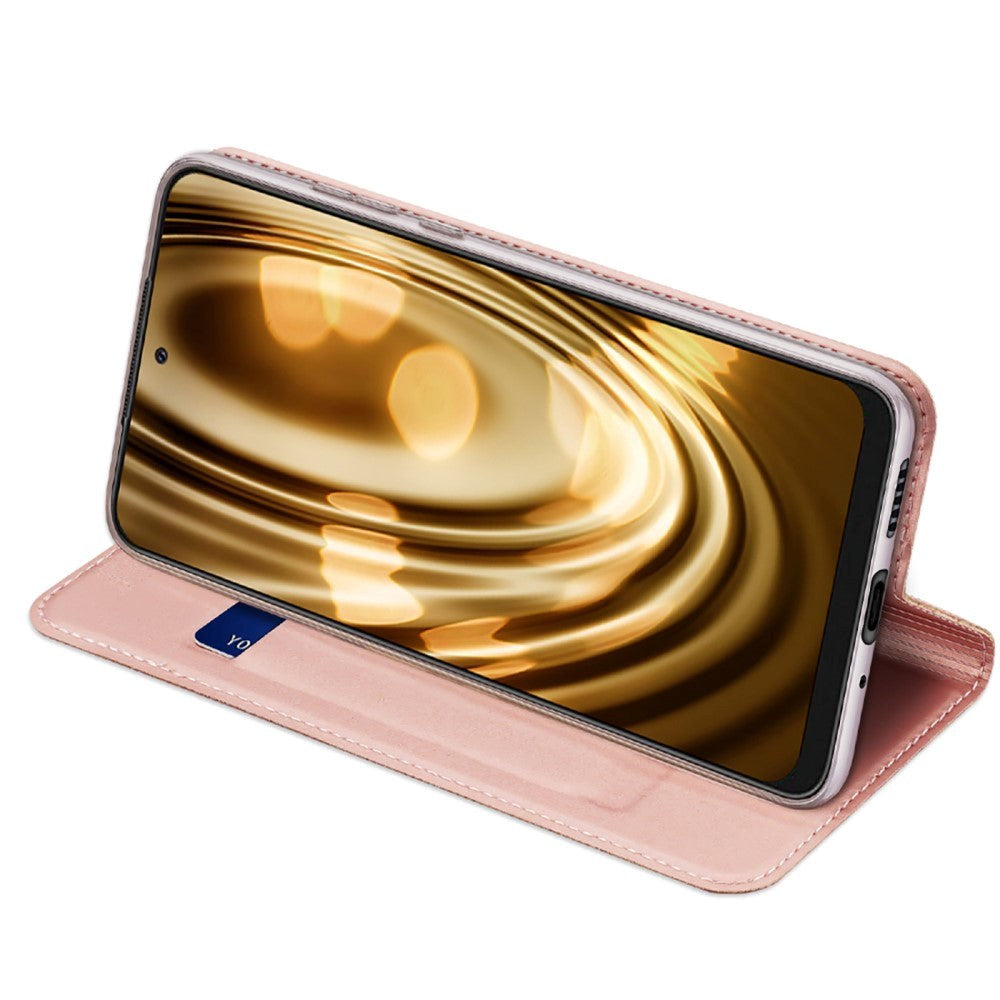 Samsung Galaxy A73 (5G) DUX DUCIS Skin Pro Series Thin Wallet Flip-deksel - Rose gull