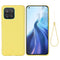 Samsung Galaxy A03 Liquid Bagside Cover m. Strop i Silikone - Gul