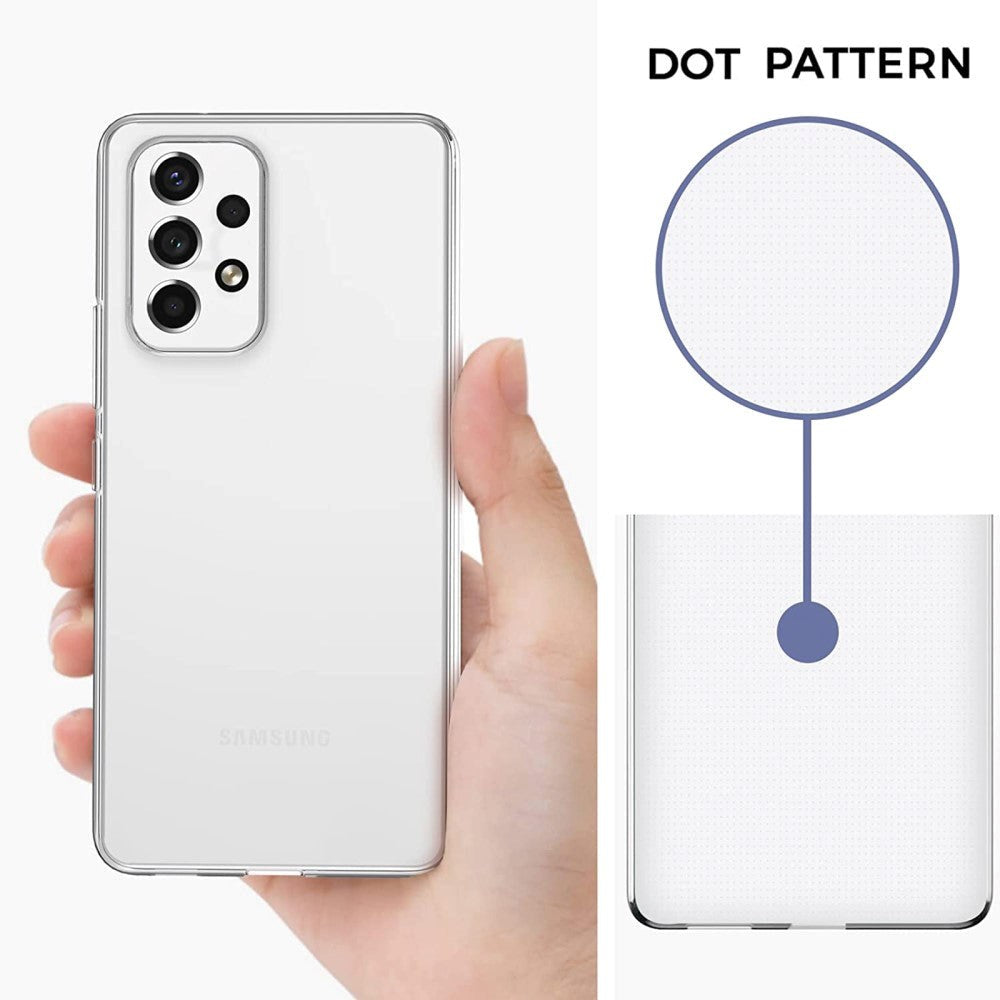 Samsung Galaxy A53 (5G) Fleksibelt TPU-plastbakdeksel - Gjennomsiktig