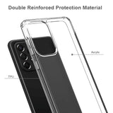 Samsung Galaxy A73 (5G) Acrylic Hybrid Bumper Bagside Cover - Gennemsigtig