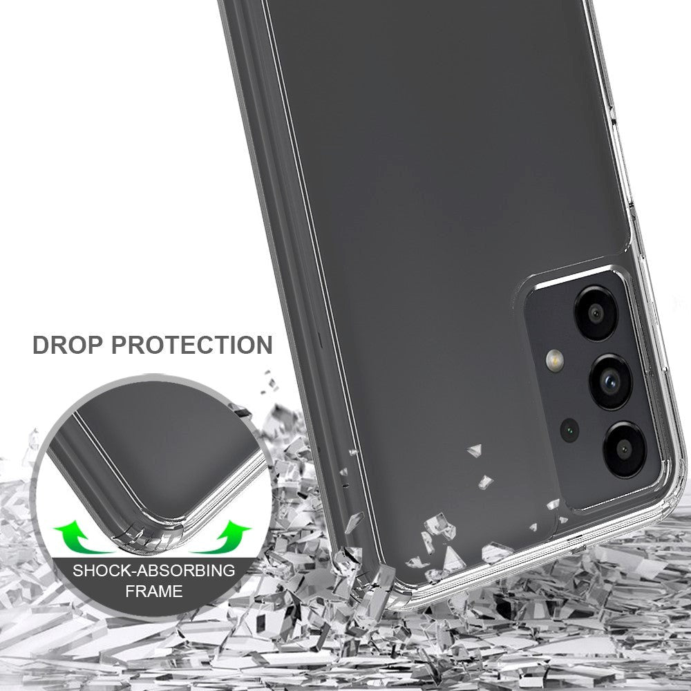 Samsung Galaxy A13 (4G) Acrylic Bumper Bagside Cover - Gennemsigtig