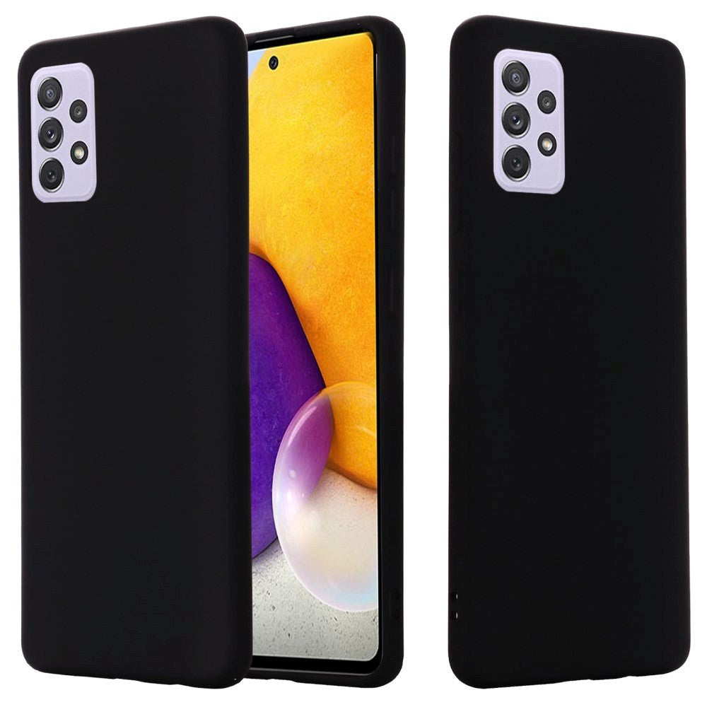 Samsung Galaxy A73 (5G) Flytende Silikon Bakdeksel - Svart