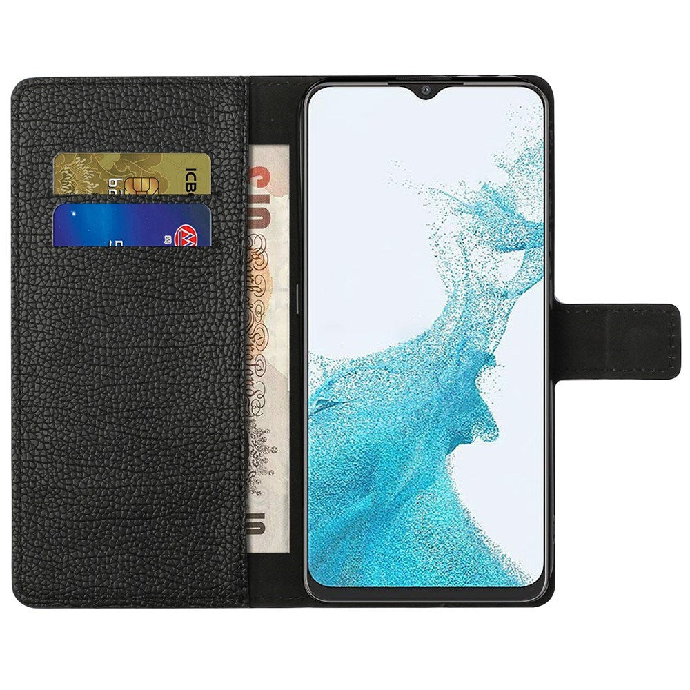 EIDERWOOD Samsung Galaxy A23 / A23 (5G) Kunstlæder Flip Cover m. Pung & Ståfunktion - Sort