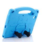 Samsung Galaxy Tab A8 10,5" (2021) veske for barn - Panda Kickstand Cover - Blå